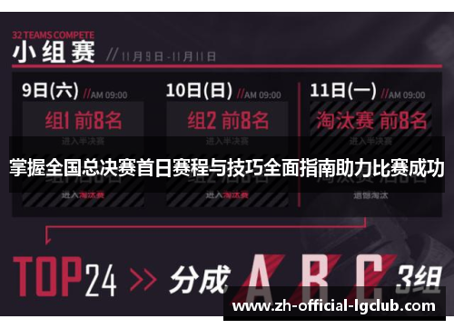 掌握全国总决赛首日赛程与技巧全面指南助力比赛成功 掌握全国总决赛首日赛程与技巧全面指南助力比赛成功